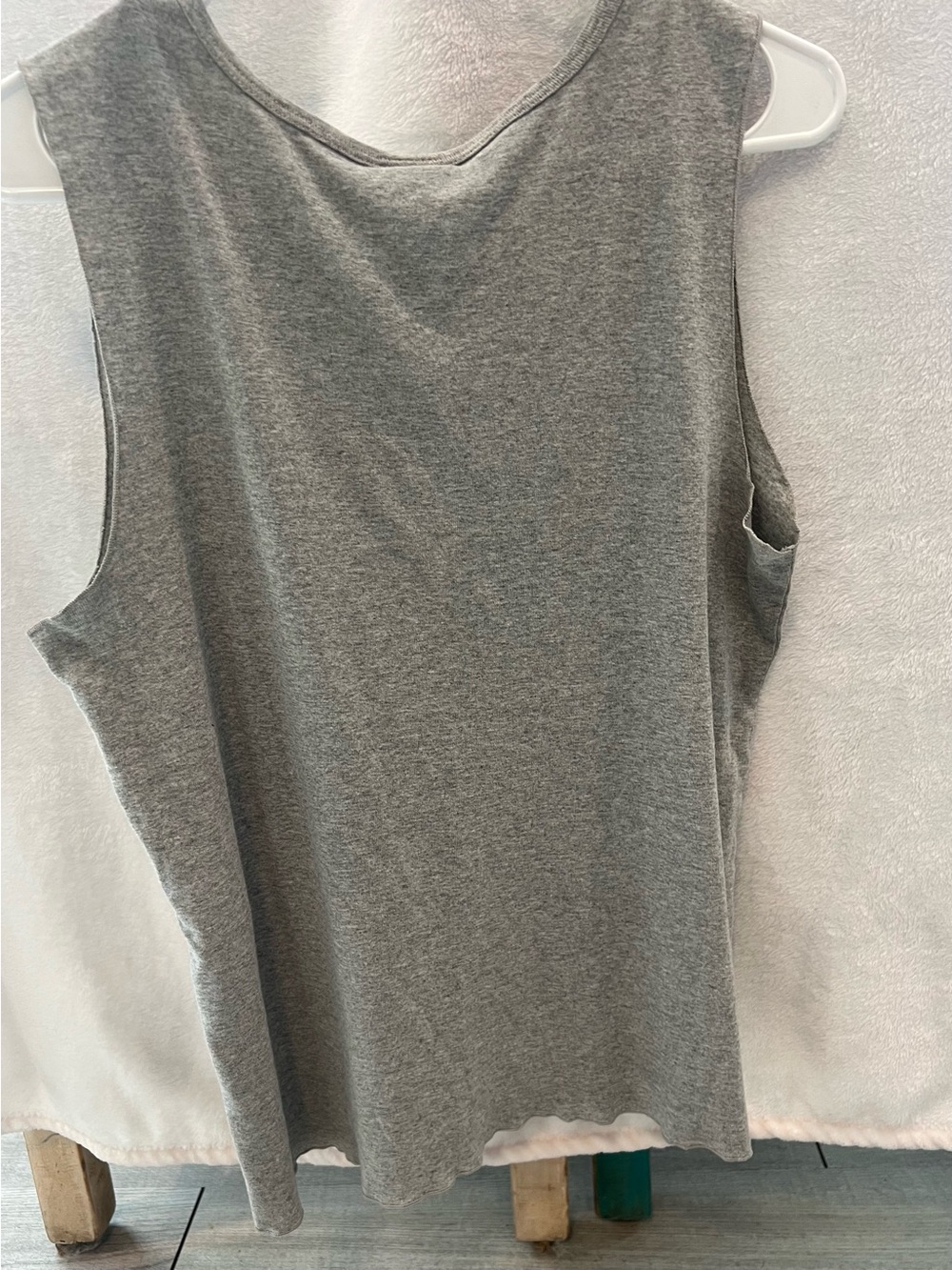 Tommy Hilfiger Gray Logo SleevelessTank - Picture 2 of 3